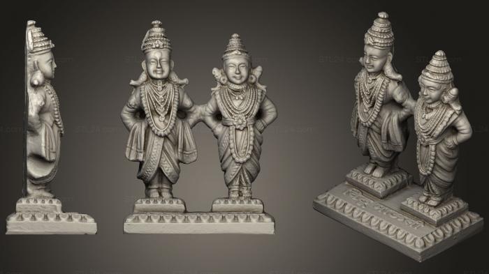 Скульптуры индийские (Виту Маули, STKI_0187) 3D модель для ЧПУ станка